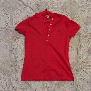 Lacoste Vibrant Red Polo Shirt